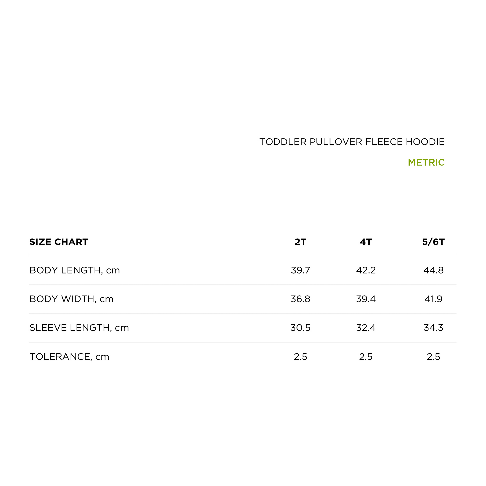 size_chart_metric