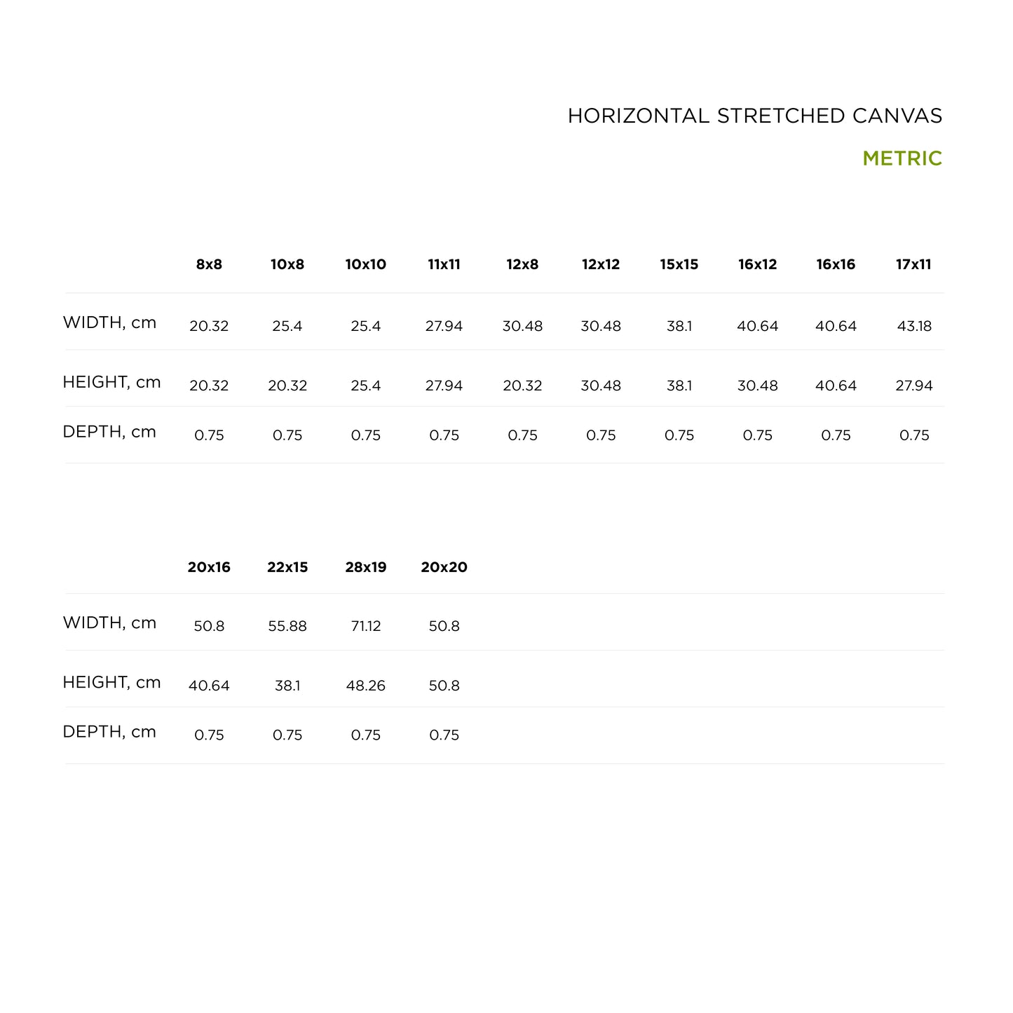 size_chart_metric