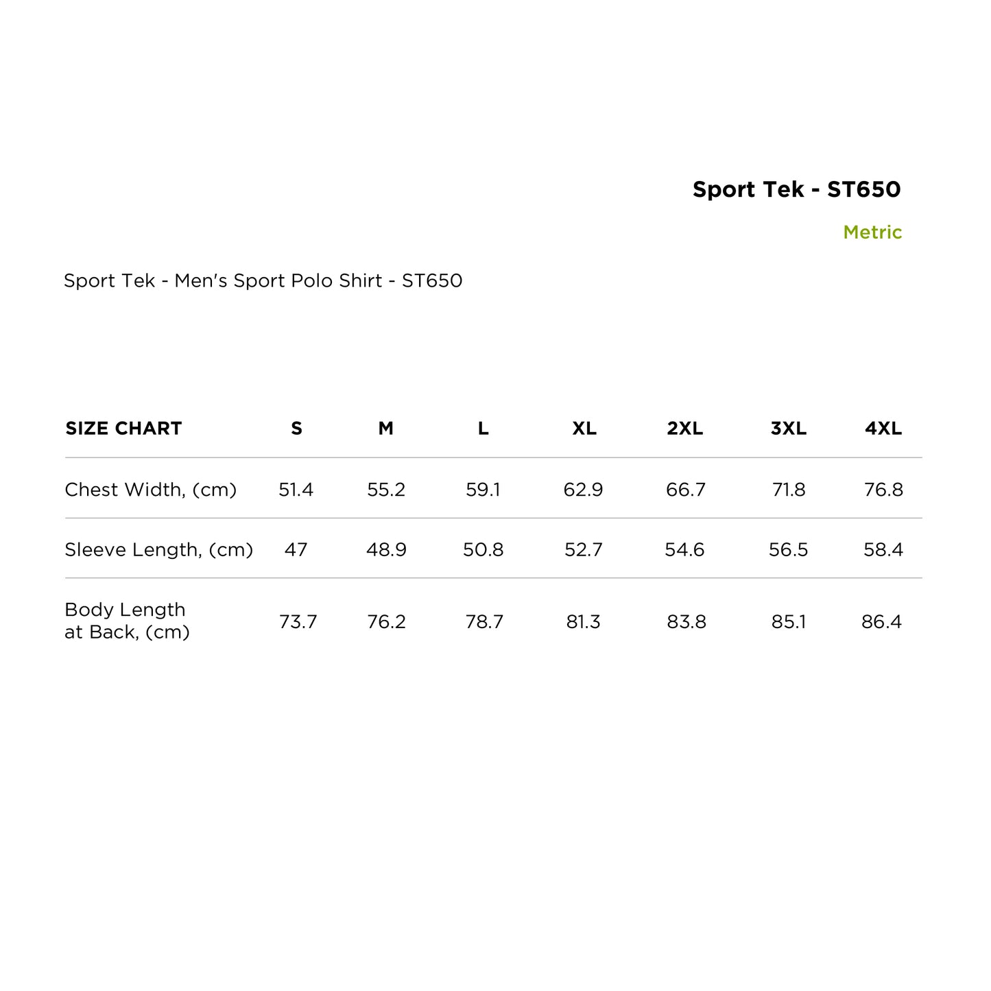 size_chart_metric